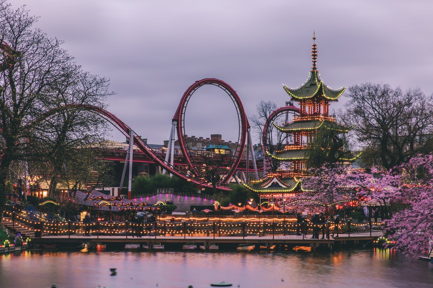 Must-see attractions in Copenhagen: Tivoli Gardens, Amalienborg, Round Tower, and the Little Mermaid